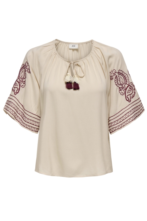 Jacqueline de Yong jdyrisso life bianca l/s top wvn